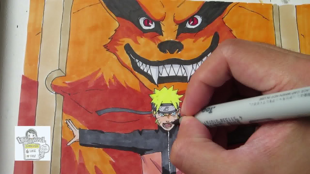 Naruto Kurama Drawing