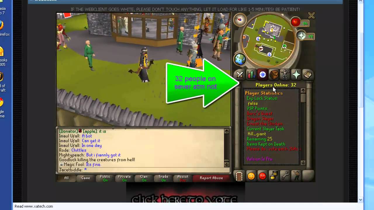 best runescape webclient (renamed formationx) 2011 - YouTube