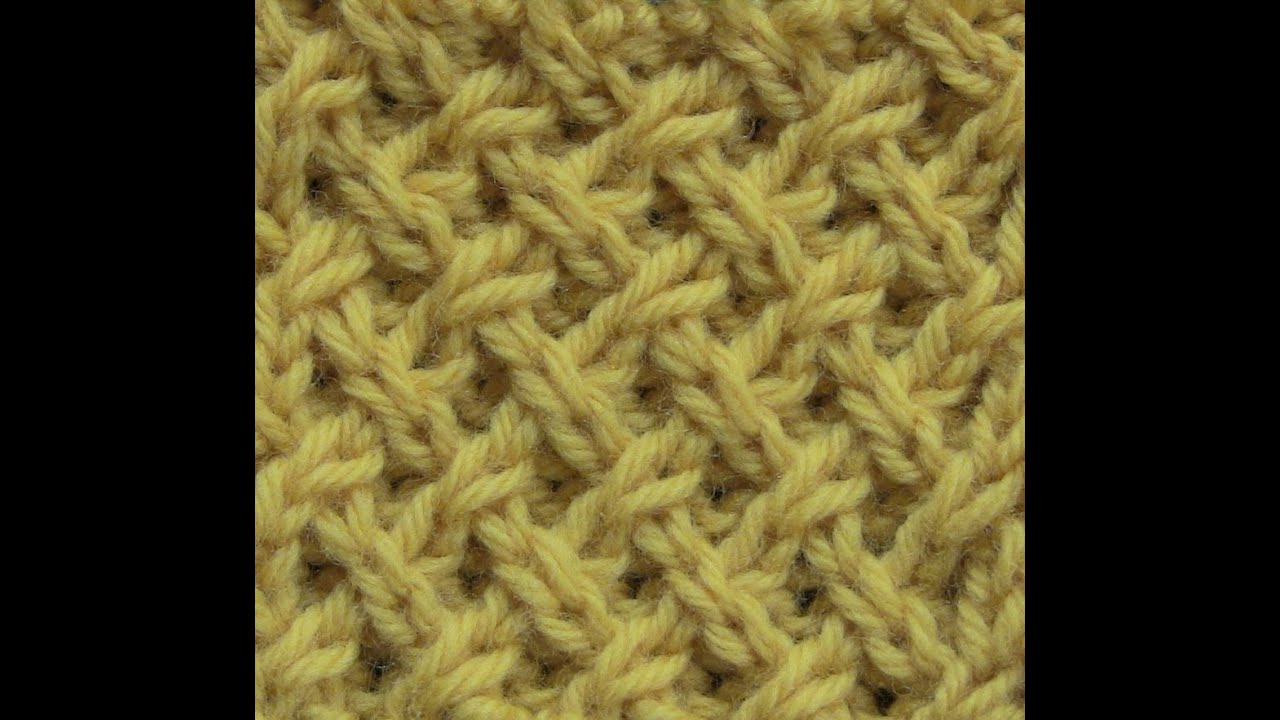 Tight Lattice Stitch - YouTube