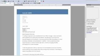Free resume templates microsoft works word processor