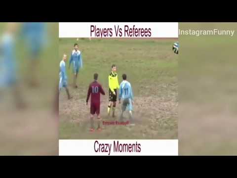 instagram funny Football "Players VS Referees" Crazy