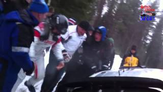 Robert Kubica - Rally Sweden / Rajd Szwecji - OS14 WYPADEK / SS14 CRASH [1080p]