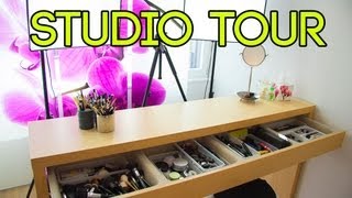 My Makeup Collection + Studio Tour!!!