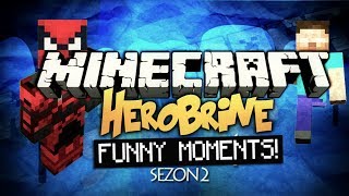 FUNNY MOMENTS! (MINECRAFT HEROBRINE SEZON 2)