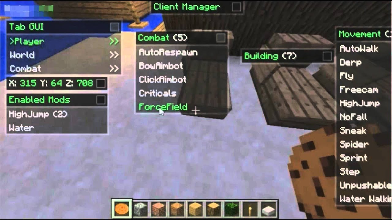 Minecraft Nodus Client 1.3.1/1.3.2 - YouTube