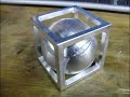Sphere in cube CNC milling