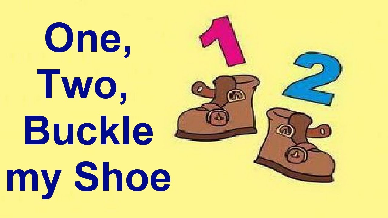 Image result for one two buckle my shoe clipart