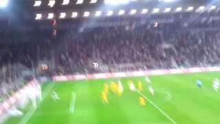 St. Pauli - Dynamo Dresden 26.08.2013 Freekick Maier