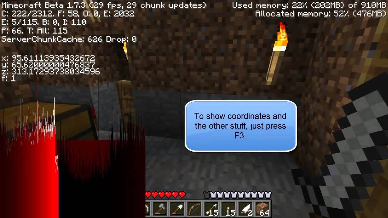 How To Pull Up Coordinates In Minecraft For Mac