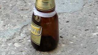 Cortar una botella