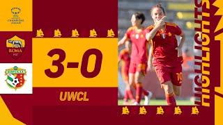 💪? VINCIAMO NOI! Roma 3-0 Vorskla | HIGHLIGHTS UWCL