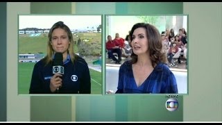 Fernanda Gentil chora ao vivo