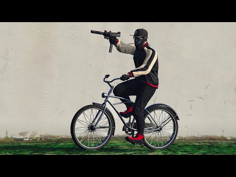 DRIVE-BY ON A BICYCLE - GTA 5 ONLINE Funny Moments