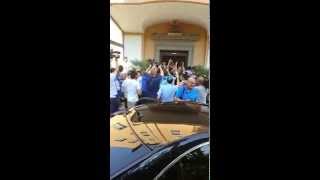 Arrivo di Gonzalo Higuain a Villa Stuart. Justnapoli.it