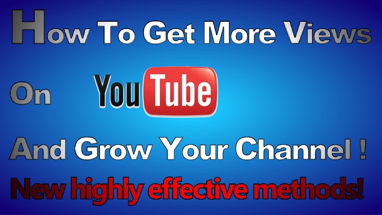 HOW TO GET MORE VIEWS ON YOUTUBE [ULTIMATE GUIDE] YouTube