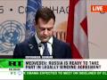 Medvedev at COP15: We will cut emissions regardless of deal