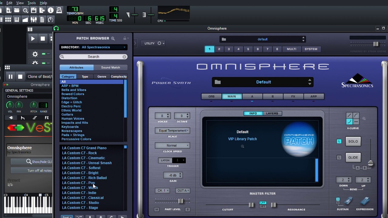 soundsource cant be found in omnisphere