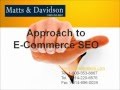 Approach to E-commerce SEO