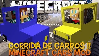 Corrida de Carros !! - Minecraft Cars and Drives Mod