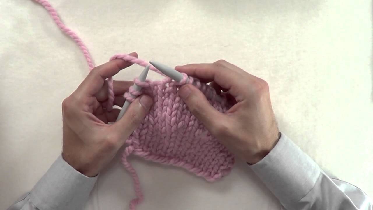 KNITTING HOWTO Reverse Yarn Over [Rev YO] YouTube