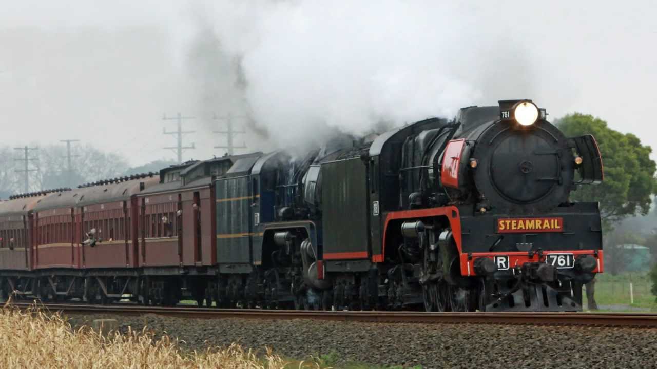 Steamrail Snow Train to Traralgon 2012 Australian Steam Trains YouTube