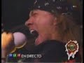 Axl se enoja cn argentina, problemas