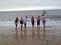 Running in the sea for children in need 2k8