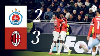 Pulisic, Leão and Abraham on song | Slovan Bratislava 2-3 AC Milan | Highlights #ChampionsLeague