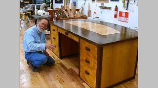 Making A Veneered Executive Desk Part 6 4 Finishing Up Andrew