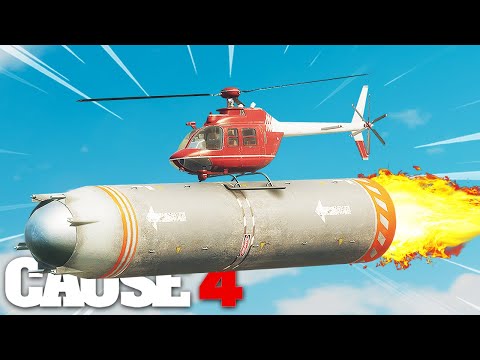 Just Cause 4 - ROCKET POWERED HELICOPTER STUNT!