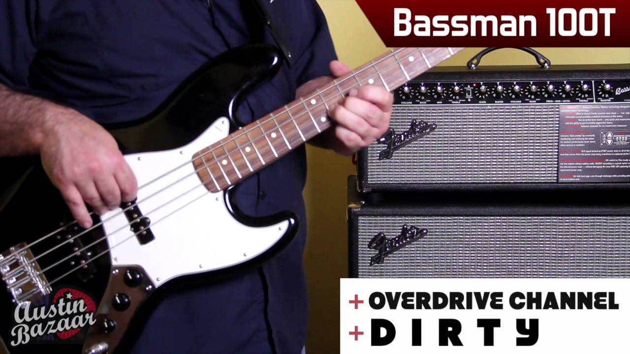 Fender Bassman 100T Bass Amp Head Demo YouTube