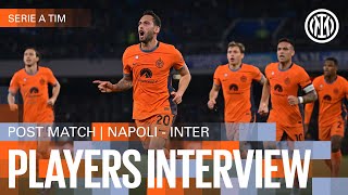 CALHANOGLU AND BARELLA | NAPOLI 0-3 INTER | PLAYERS INTERVIEW 🎙️⚫🔵??