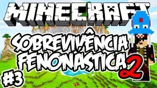 Ataque à Vila Subterrânea!!! - Sobrevivência Fenonástica 2: Minecraft #3