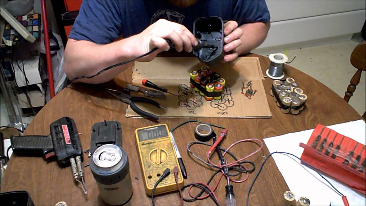 Cordless Drill Battery Pack Rebuild for $20 or Repair for $0 - YouTube