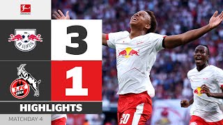 Youngster Scores And Set-Piece-Beauty! | RB LEIPZIG — 1. FC KÖLN | HL | MD 4 – Bundesliga 2025/26
