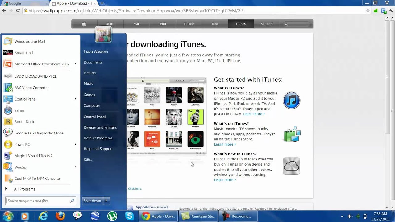 Itunes download windows 7 32