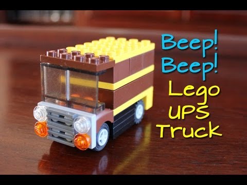 Easy to build Lego UPS Truck - YouTube