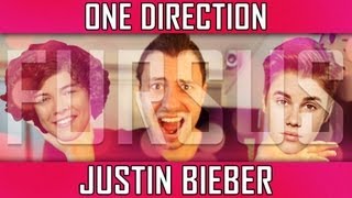 ONE DIRECTION fursus JUSTIN BIEBER