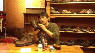 登山靴 ヌバックレザー WAX加工について 手入れ方法