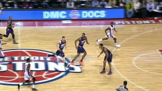 Drummond's Block Leads to the Brandon Jennings AMAZING Pinpoint Assist