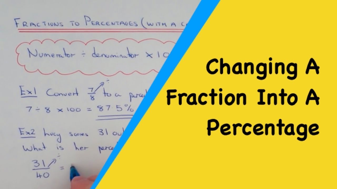 fraction to percentcalculator