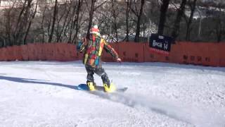 130729 YONGHWA SNOWBOARDING skills [720p]