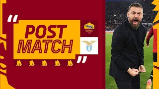 “Abbiamo giocato come ogni tifoso avrebbe voluto” | DANIELE DE ROSSI AL TERMINE DI ROMA-LAZIO