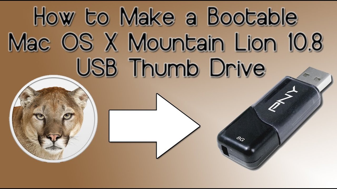 bootable thumb drive mac