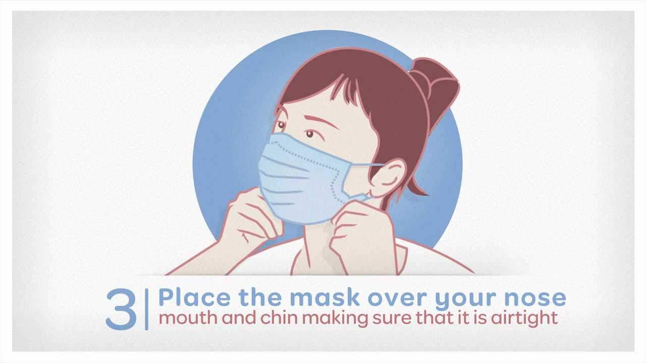 How to wear a surgical mask? YouTube