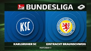 Karlsruher SC vs. Eintracht Braunschweig | Matchday 3 — Bundesliga 2 2025/26