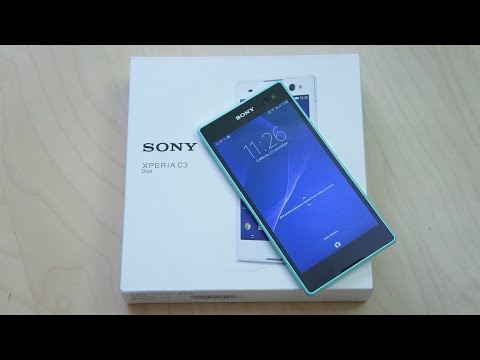 Видео обзор Sony Xperia C3: сэлфи-фон с большим экраном