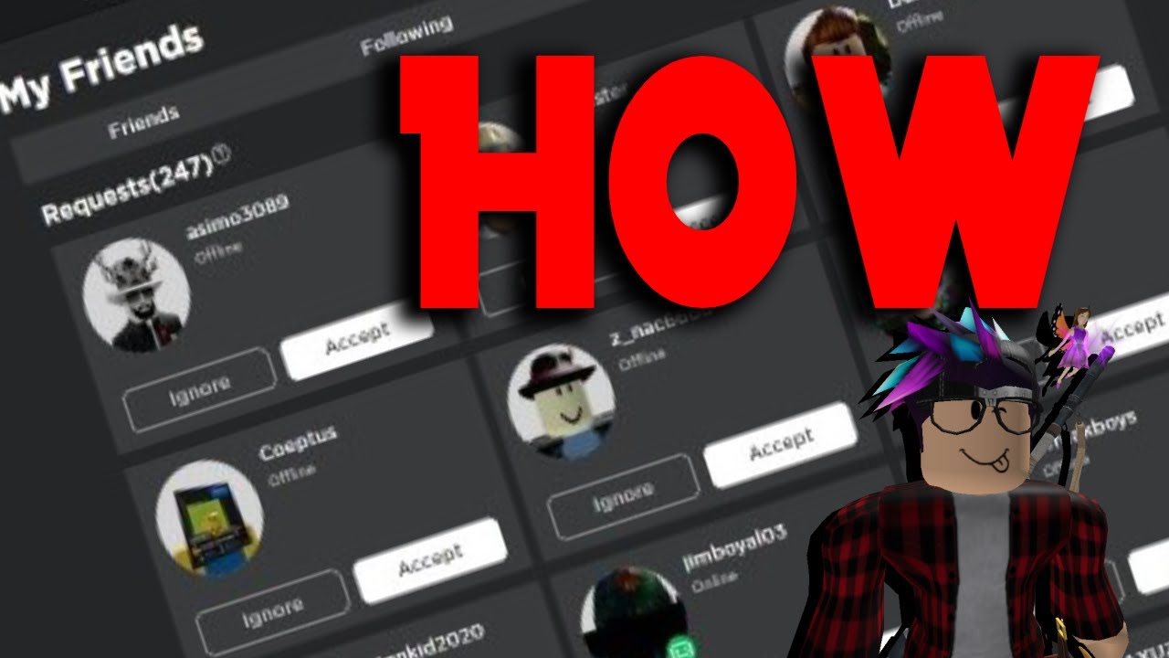 How To Check Friend Requests On Roblox Xbox One And 1 1