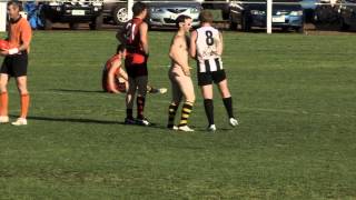 Streaker at Great Flinders Football League Grand Final 2013