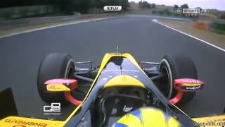 GP2 2013 M Ericsson Great Overtake in Hungaroring [Hungary Freature Race]